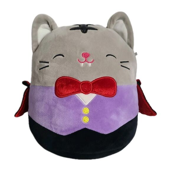Squishmallows Halloween Plush Tally the Vampire Cat Dracula 8” - Picture 1 of 11
